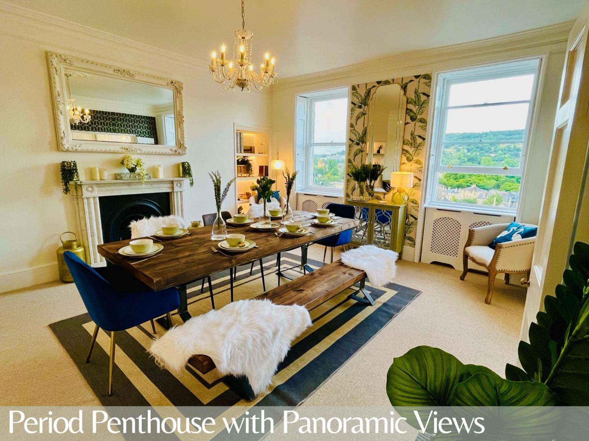 The Paragon Penthouse - Stunning Views Over Bath! Exteriör bild