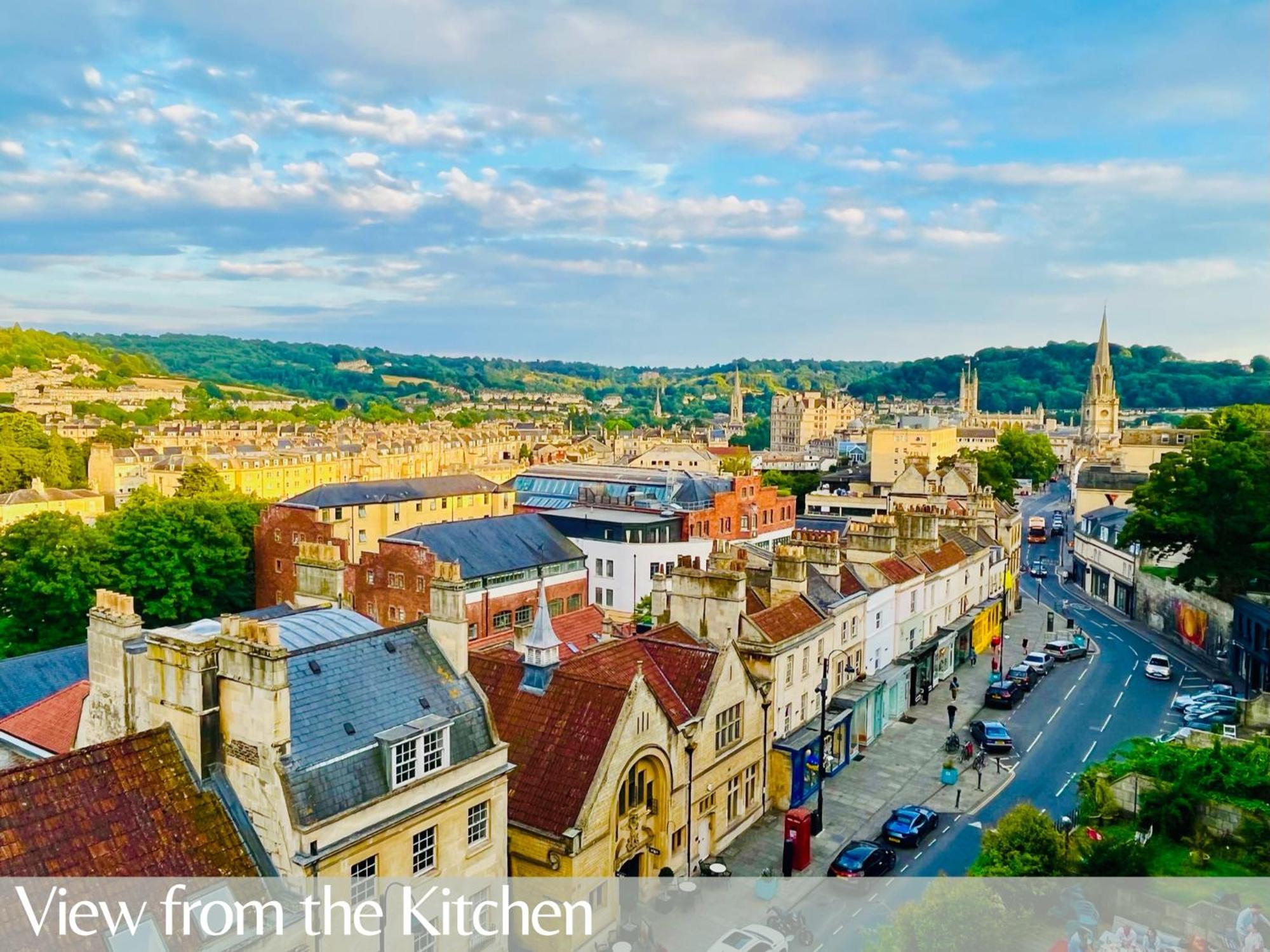 The Paragon Penthouse - Stunning Views Over Bath! Exteriör bild