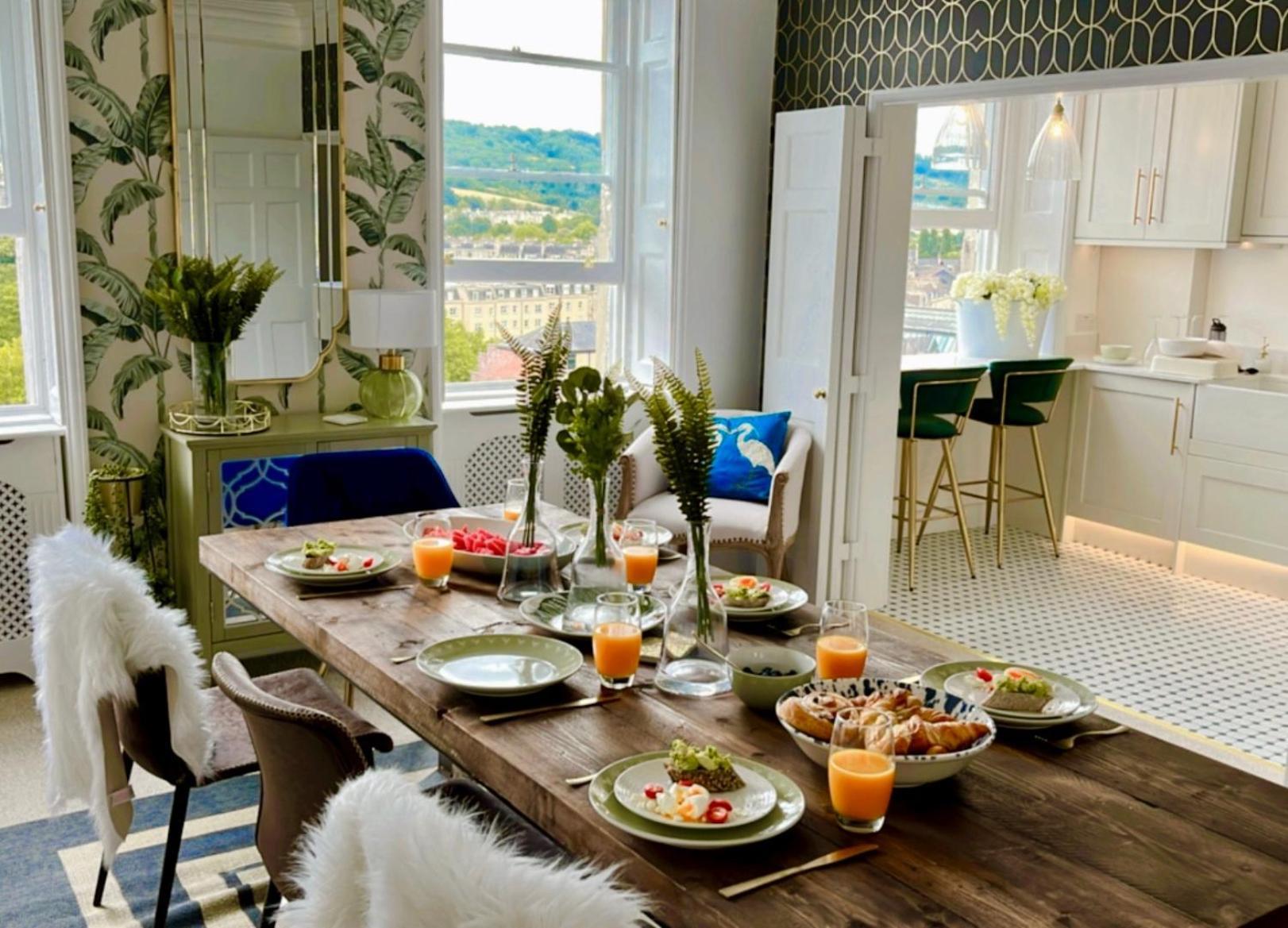 The Paragon Penthouse - Stunning Views Over Bath! Exteriör bild