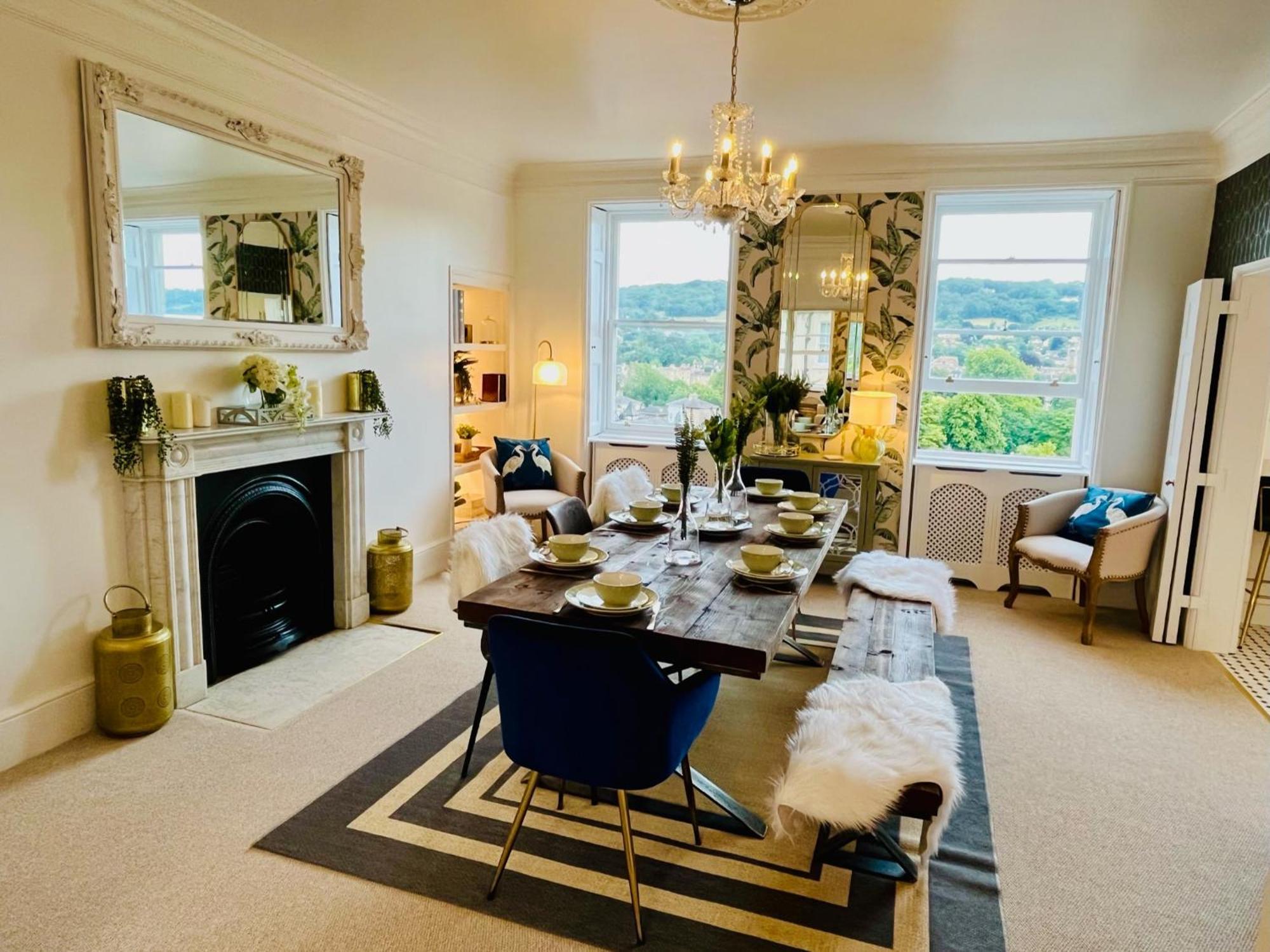 The Paragon Penthouse - Stunning Views Over Bath! Exteriör bild