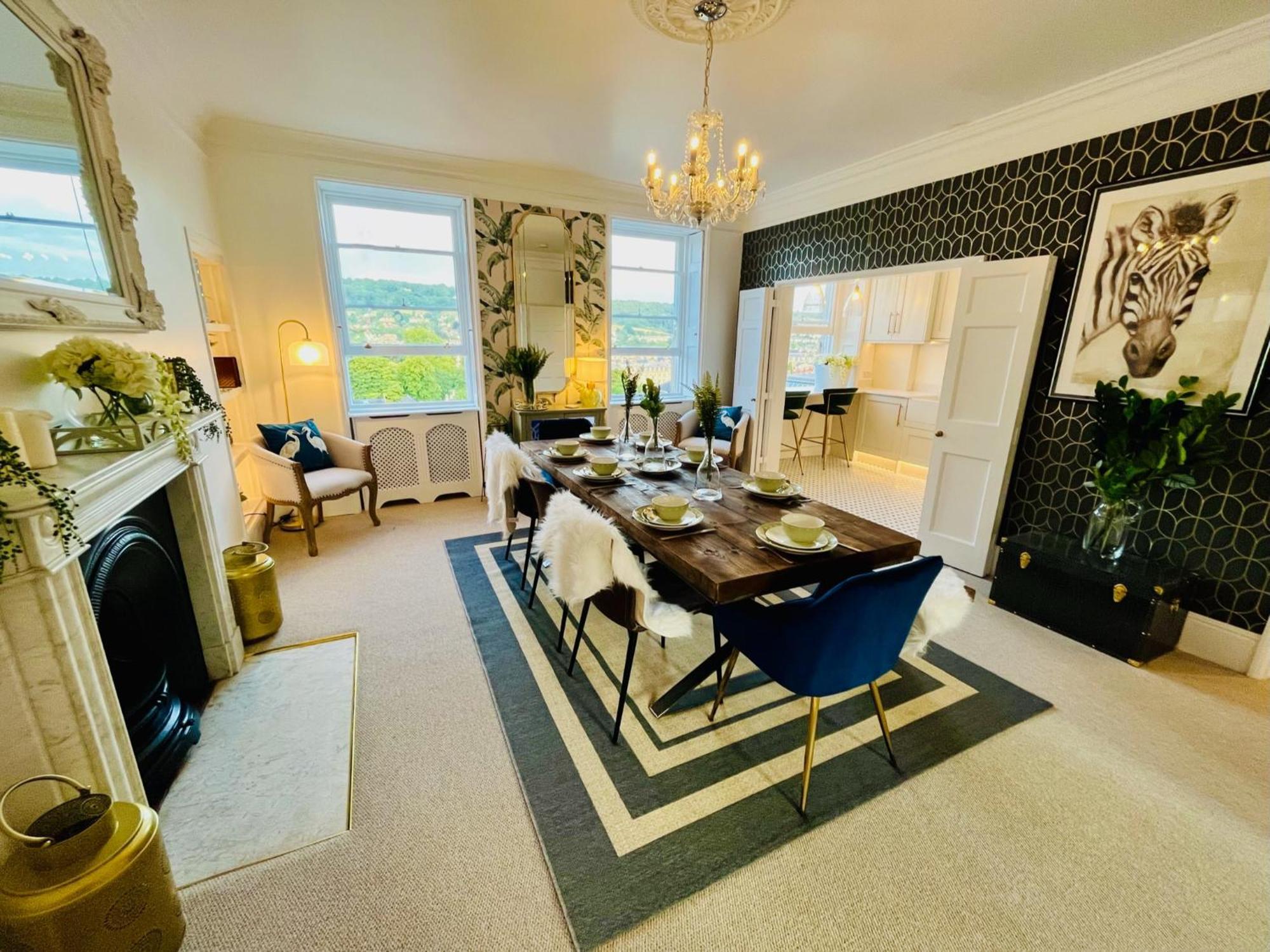 The Paragon Penthouse - Stunning Views Over Bath! Exteriör bild