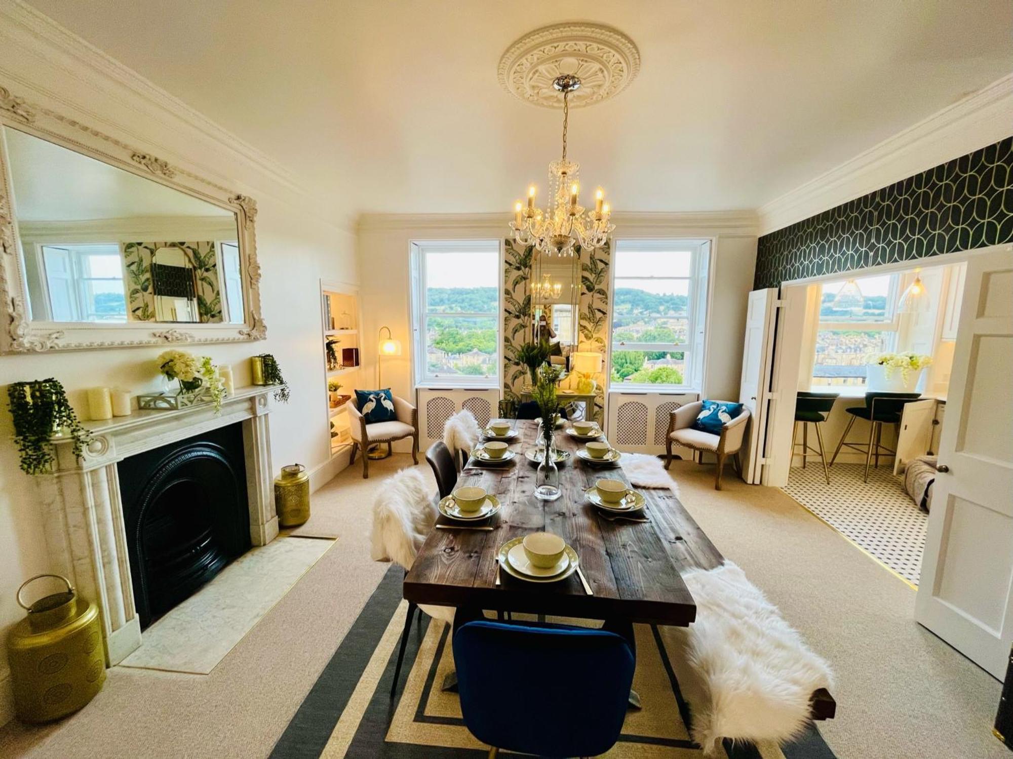 The Paragon Penthouse - Stunning Views Over Bath! Exteriör bild